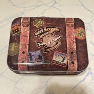 Girl Scout metal tin lunchbox decoration- 2012- celebrating 100 years